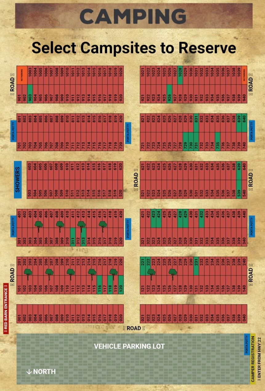Camp sites, Union Thresheree, Symco
